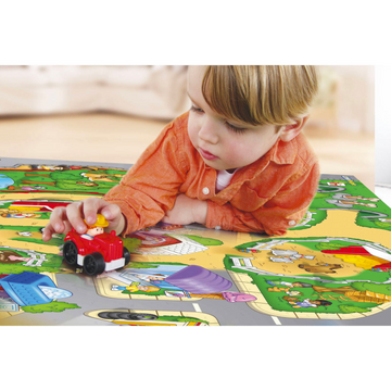 Fisher Price Little People World Of Wheelies Floor Puzzle